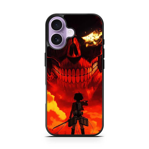 Attack on Titan Mikasa Vs Titan iPhone 17 Case