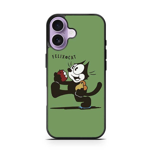 Felix The Cat Eat Apple iPhone 17 Case