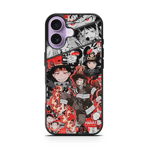Fire Force Collage Shinra Kusakabe iPhone 17 Case