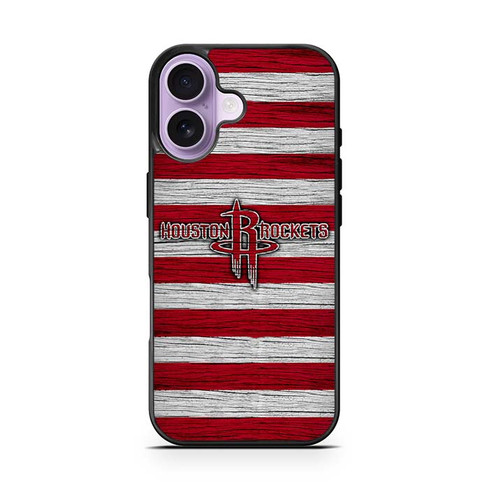 Houston Rockets Wooden Pattern iPhone 17 Case