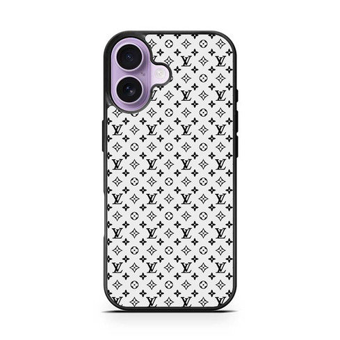 Louis Vuitton White Pattern iPhone 17 Case