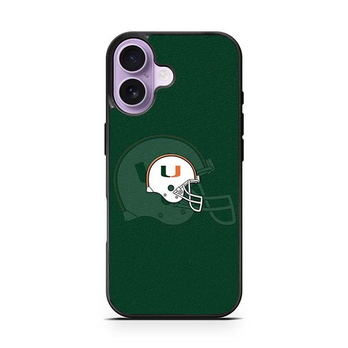Miami Hurricanes Helmet iPhone 17 Case