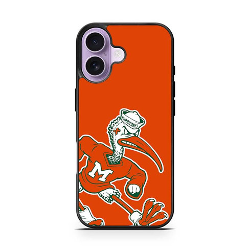 Miami Hurricanes Mascot iPhone 17 Case