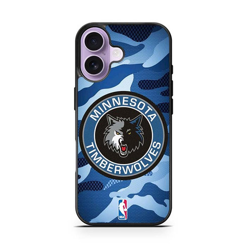 Minnesota Timberwolves Camo iPhone 17 Case