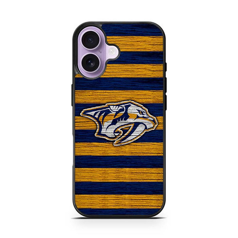 Nashville Predators Wooden Pattern iPhone 17 Case