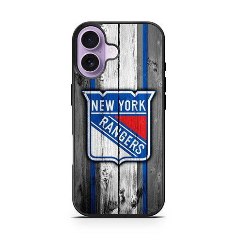New York Rangers Wooden Pattern iPhone 17 Case