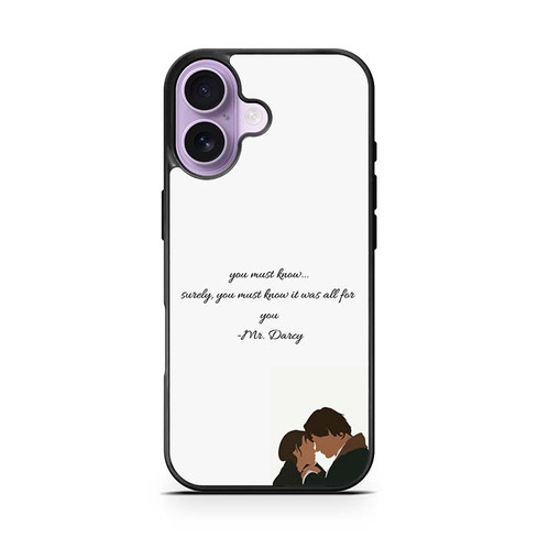 Pride and Prejudice Quote iPhone 17 Case