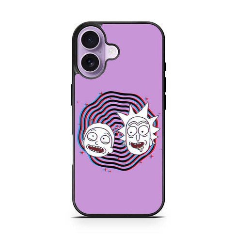 Rick and Morty Anaglyph Abyss iPhone 17 Case