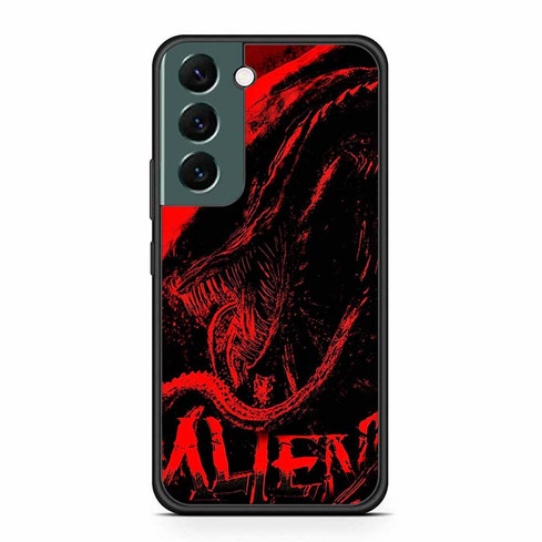 Alien Xenomorph In Red Samsung Galaxy S22 Case