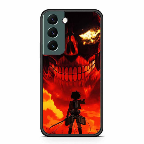 Attack on Titan Mikasa Vs Titan Samsung Galaxy S22 Case