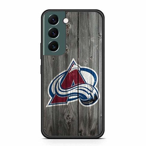 Colorado Avalanche Wooden Pattern Samsung Galaxy S22 Case