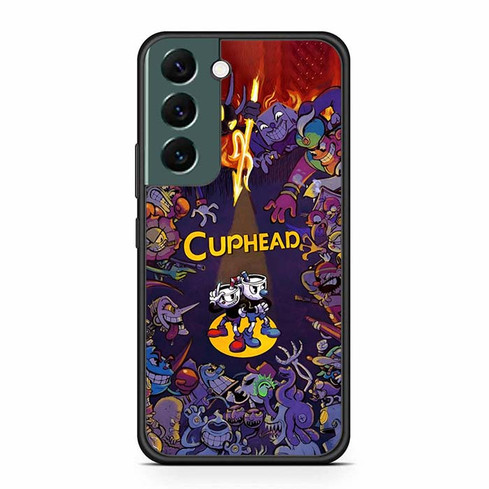 Cuphead and Mugman Inkwell Isle Samsung Galaxy S22 Case