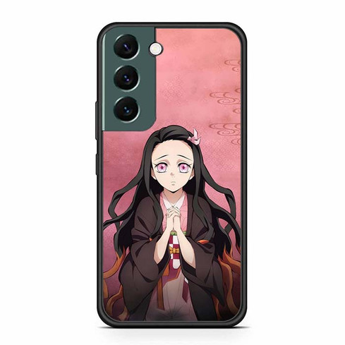 Demon Slayer Nezuko Cute Samsung Galaxy S22 Case