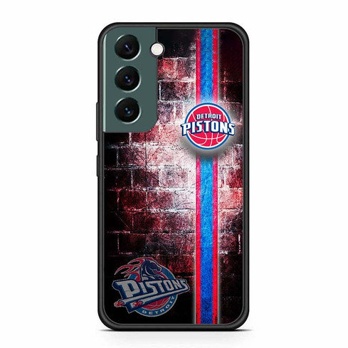 Detroit Pistons Bricks Samsung Galaxy S22 Case