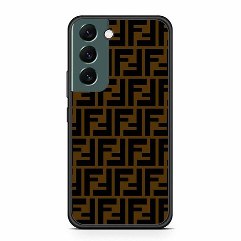 Fendi Brown Samsung Galaxy S22 Case