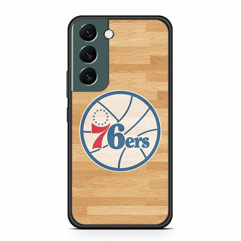 Philadelphia 76ers Wooden Pattern Samsung Galaxy S22 Case