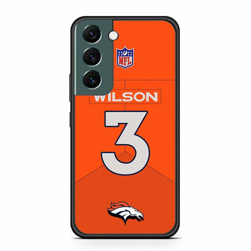 Russell Wilson Denver Broncos Samsung Galaxy S22 Case