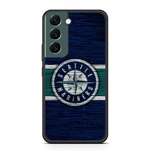 Seattle Mariners Wooden Pattern Samsung Galaxy S22 Case