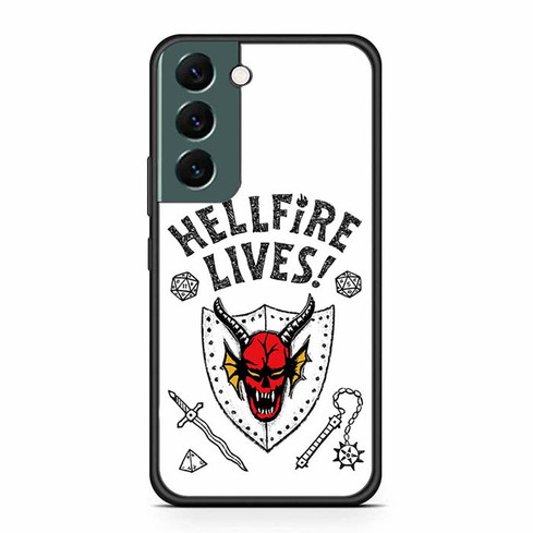 Stranger Things Hellfire Lives Samsung Galaxy S22 Case