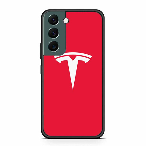 Tesla Logo Samsung Galaxy S22 Case