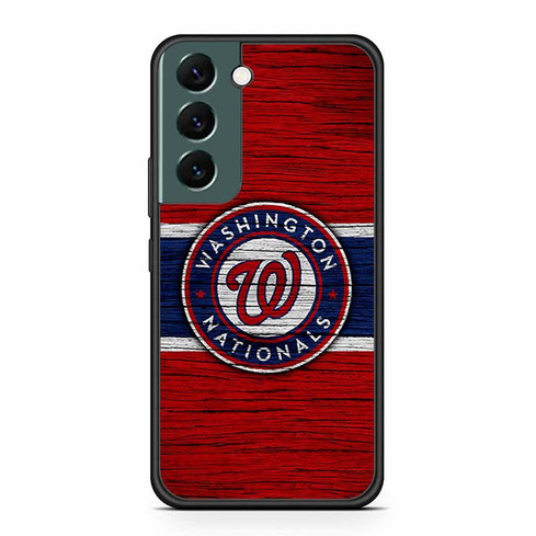 Washington Nationals Wooden Pattern Samsung Galaxy S22 Case