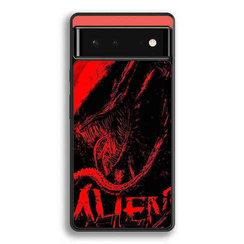 Alien Xenomorph In Red Google Pixel 6 Case