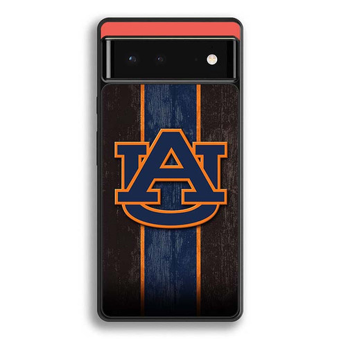 Auburn Tigers Wooden Pattern Google Pixel 6 Case