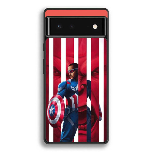 Campatin America Sam Wilson Google Pixel 6 Case