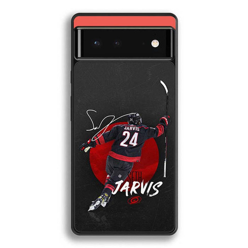 Carolina Hurricanes Seth Jarvis Google Pixel 6 Case