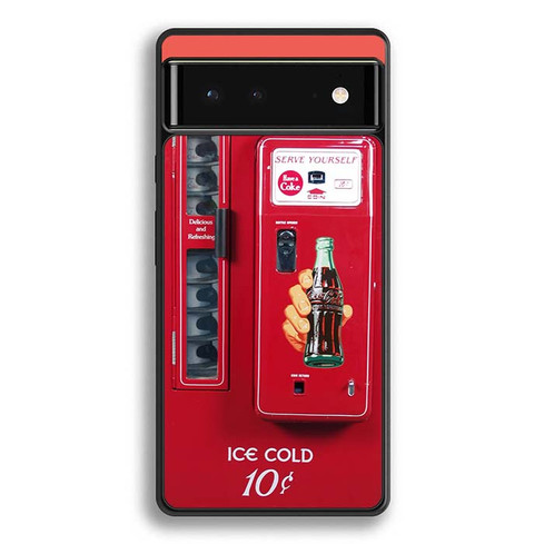 Coca Cola Vending Mechine Ice Cold Google Pixel 6 Case
