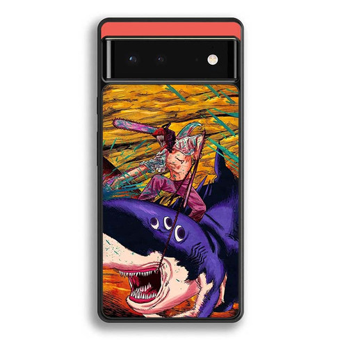 Denji Ride Shark Fiend Google Pixel 6 Case