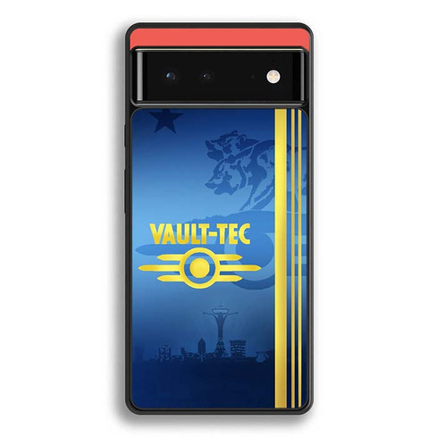 Fallout The Vault Tec Blueprint Google Pixel 6 Case