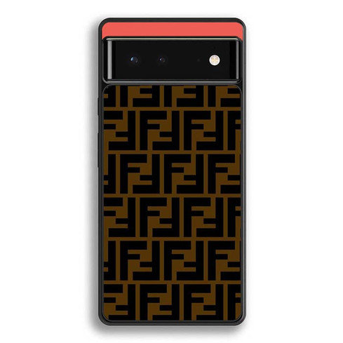 Fendi Brown Google Pixel 6 Case