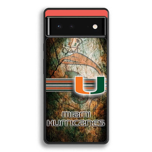 Miami Hurricanes 03 Google Pixel 6 Case