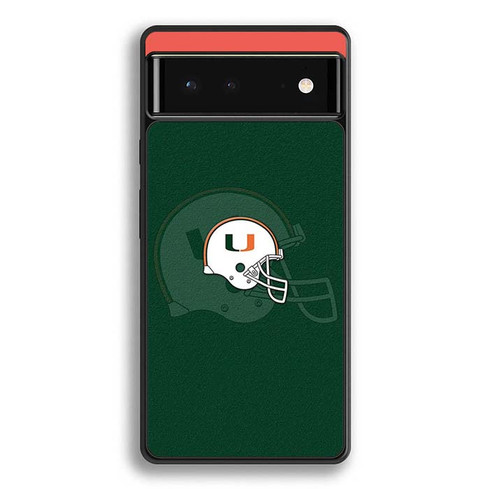Miami Hurricanes Helmet Google Pixel 6 Case