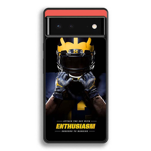 Michigan Wolverines Enthusiasm Google Pixel 6 Case