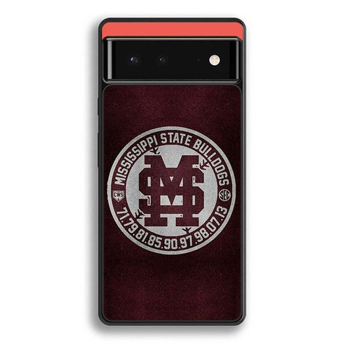 Mississippi State Bulldogs 06 Google Pixel 6 Case