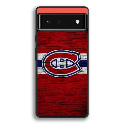 Montreal Canadiens Wooden Pattern Google Pixel 6 Case