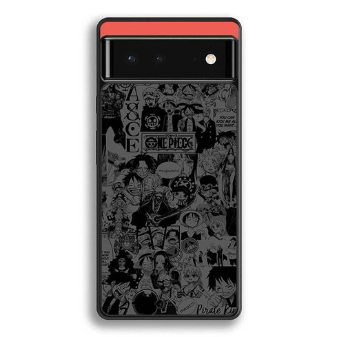 One Piece manga collage Google Pixel 6 Case