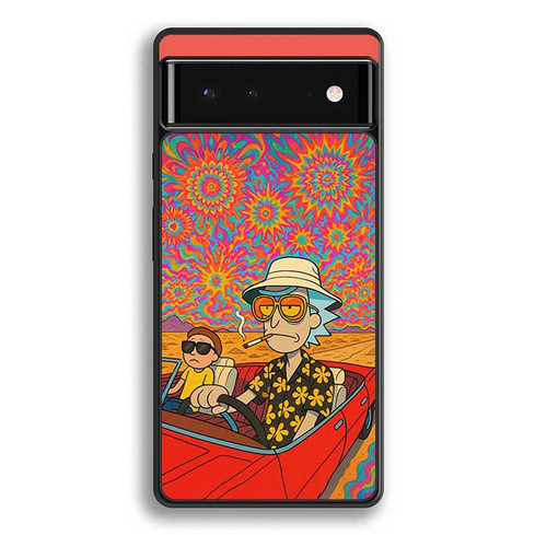 Rick and Morty Psychedelic Vibe Google Pixel 6 Case