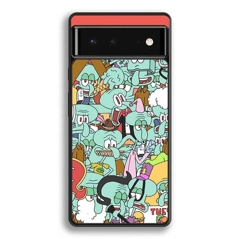 SpongeBob Series Squidward Fever Google Pixel 6 Case