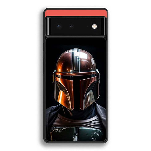 Star Wars Mandalorian Amber Beskar Google Pixel 6 Case