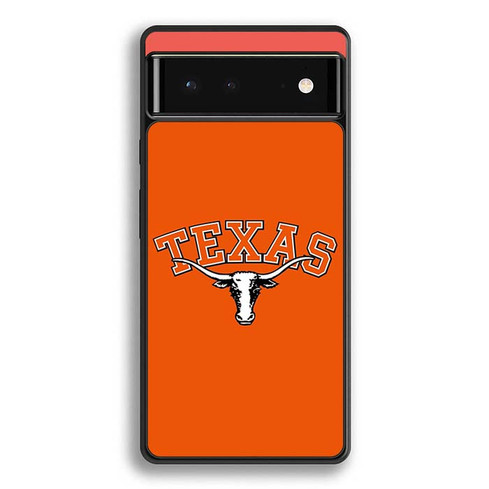 Texas Longhorns 03 Google Pixel 6 Case
