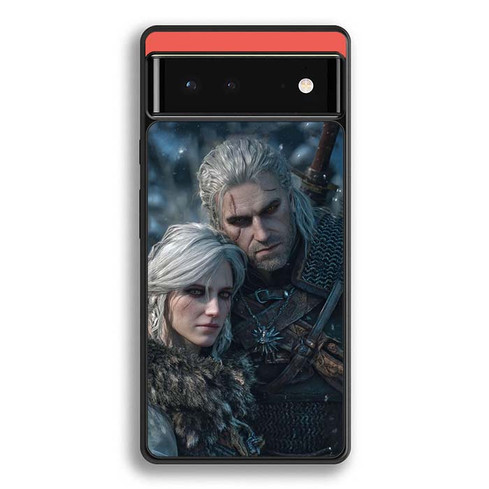 The Witcher III Geralt and Ciri Google Pixel 6 Case