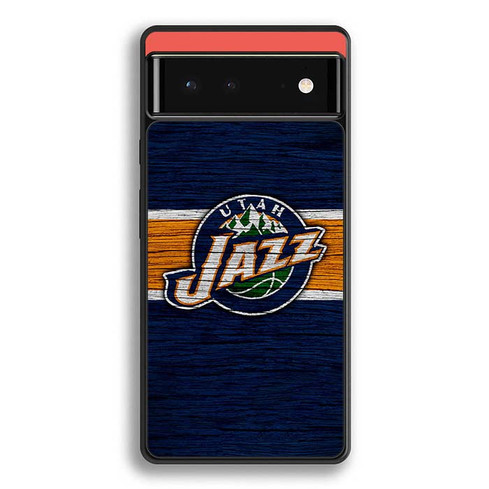 Utah Jazz Wooden Pattern Google Pixel 6 Case