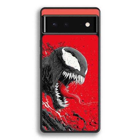 Venom Symbiote In Red Google Pixel 6 Case