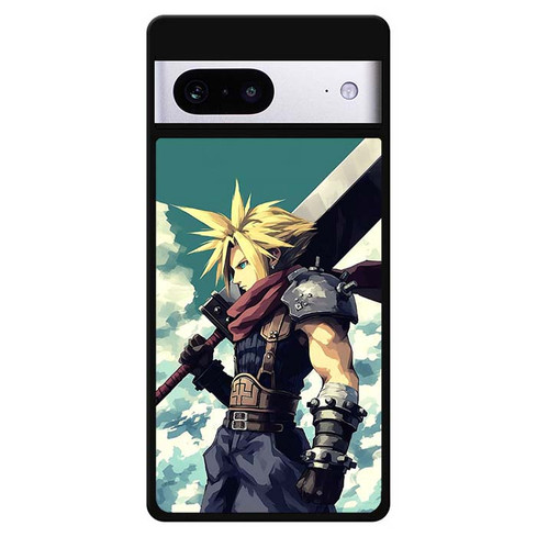 Cloud Strife Final Fantasy VII PS1 Google Pixel 7 Case