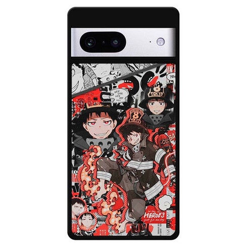 Fire Force Collage Shinra Kusakabe Google Pixel 7 Case