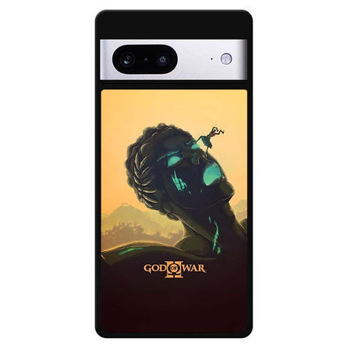 God of War II against the Colossus of Rhodes Google Pixel 7 Case