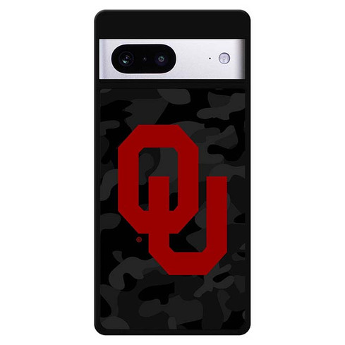 Oklahoma Sooner Camo Google Pixel 7 Case